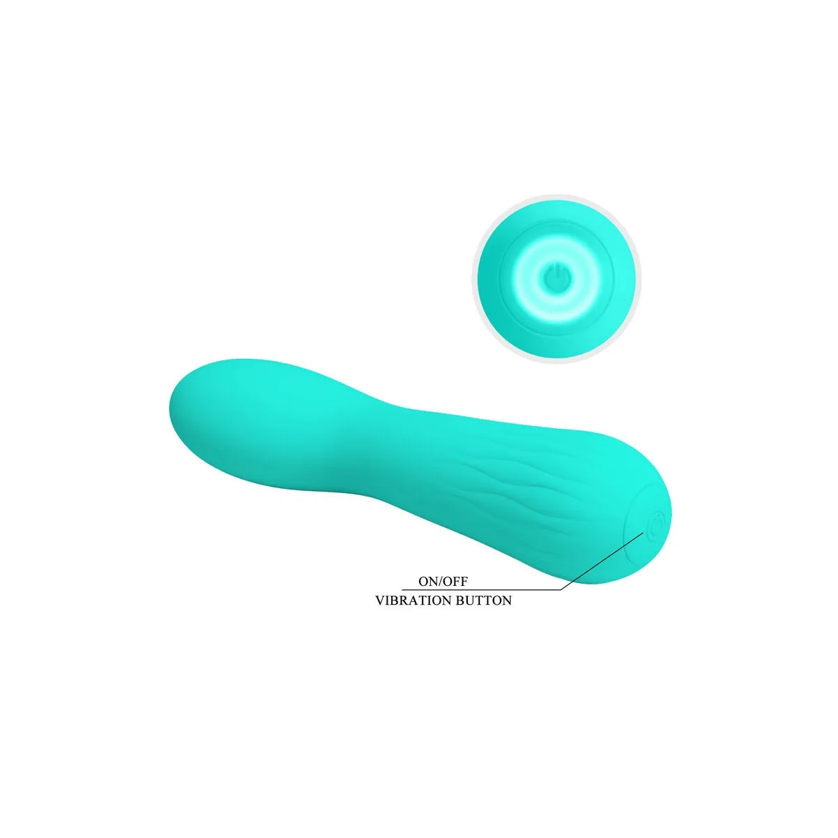 Faun wiederaufladbarer Vibrator Aquagrün von Pretty Love Smart | Fesselliebe.de
