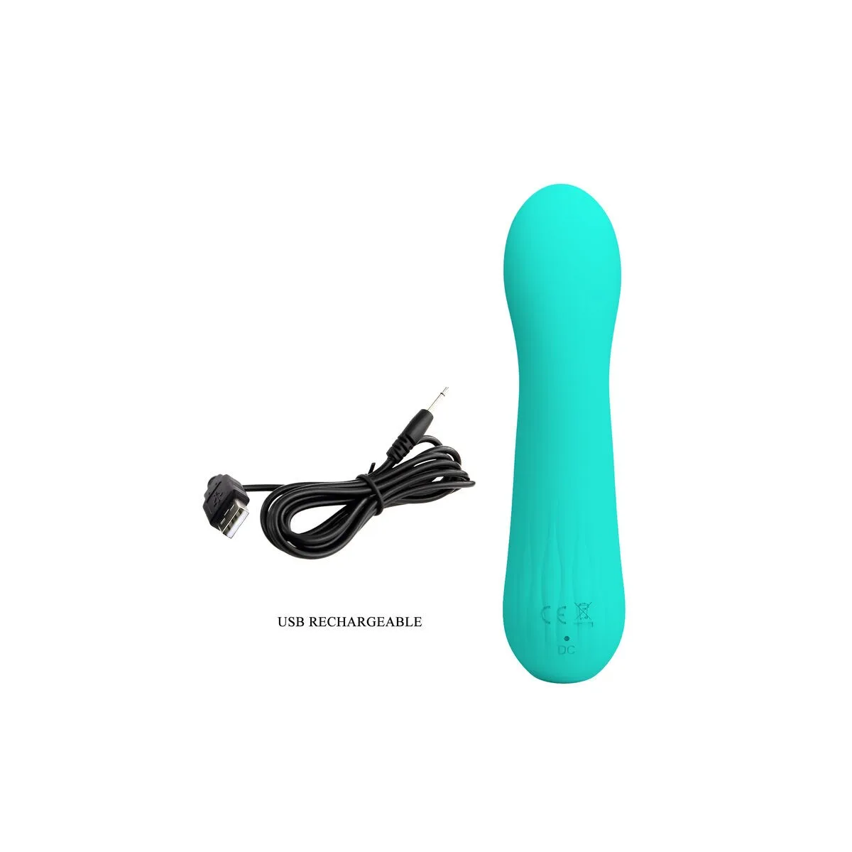 Faun wiederaufladbarer Vibrator Aquagrün von Pretty Love Smart | Fesselliebe.de