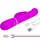 Coale Rabbit Vibrator Perlen Violet von Pretty Love Flirtation | Fesselliebe.de