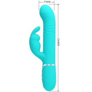 Coale Rabbit Vibrator Perlen Aquagrün von Pretty Love Flirtation