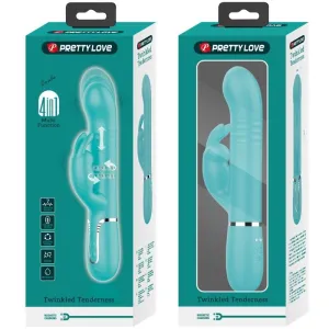 Coale Rabbit Vibrator Perlen Aquagrün von Pretty Love Flirtation