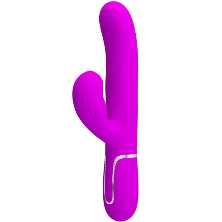 Perlita Multifunktions-3-In-1-G-Spot-Vibrator Violett von Pretty Love Flirtation | Fesselliebe.de