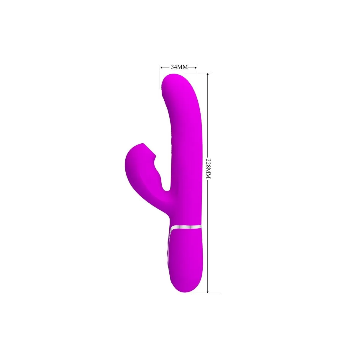 Perlita Multifunktions-3-In-1-G-Spot-Vibrator Violett von Pretty Love Flirtation | Fesselliebe.de