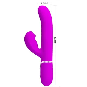 Perlita Multifunktions-3-In-1-G-Spot-Vibrator Violett von Pretty Love Flirtation