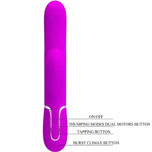 Perlita Multifunktions-3-In-1-G-Spot-Vibrator Violett von Pretty Love Flirtation