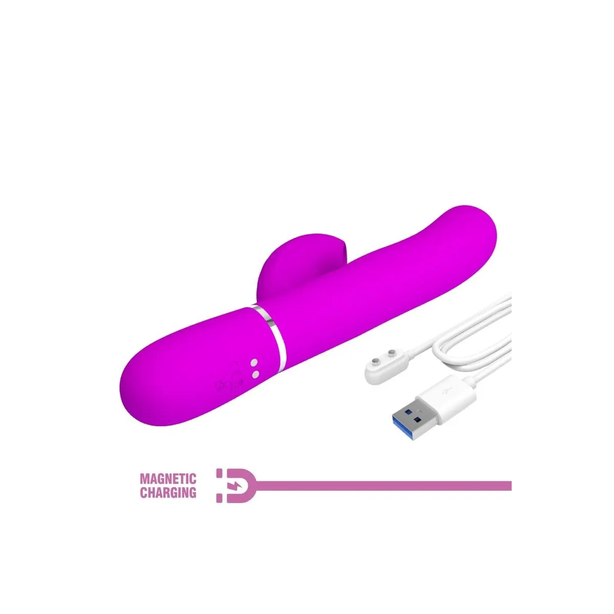 Perlita Multifunktions-3-In-1-G-Spot-Vibrator Violett von Pretty Love Flirtation | Fesselliebe.de