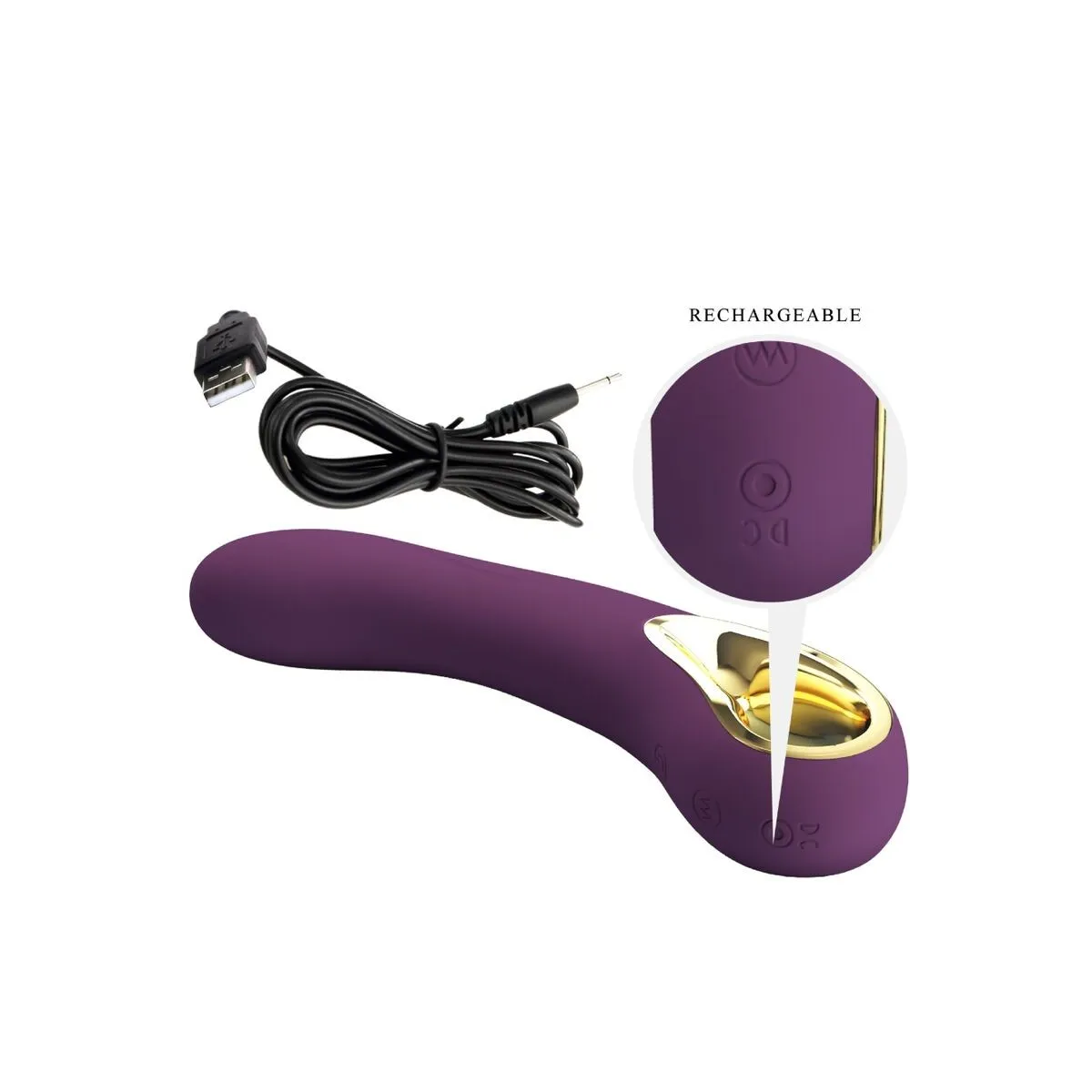 Ethan wiederaufladbarer Vibrator Lila von Pretty Love Smart | Fesselliebe.de