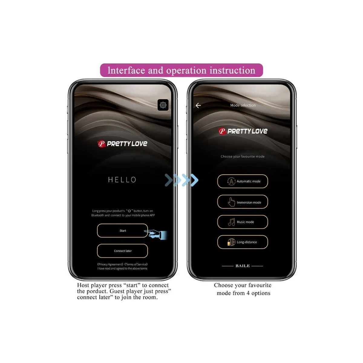 Ethan wiederaufladbarer Vibrator Lila von Pretty Love Smart | Fesselliebe.de