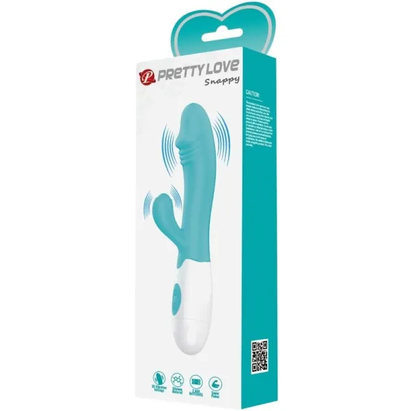 Snappy G-Spot Vibrator Aquagrün von Pretty Love Flirtation | Fesselliebe.de