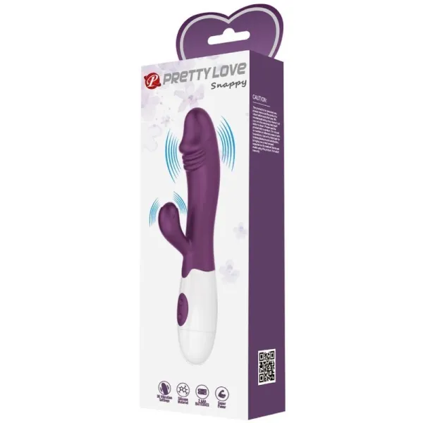 Snappy G-Spot Vibrator Lila von Pretty Love Flirtation | Fesselliebe.de