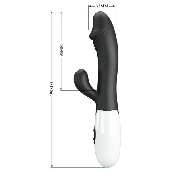 Snappy G-Spot Vibrator Schwarz von Pretty Love Flirtation | Fesselliebe.de