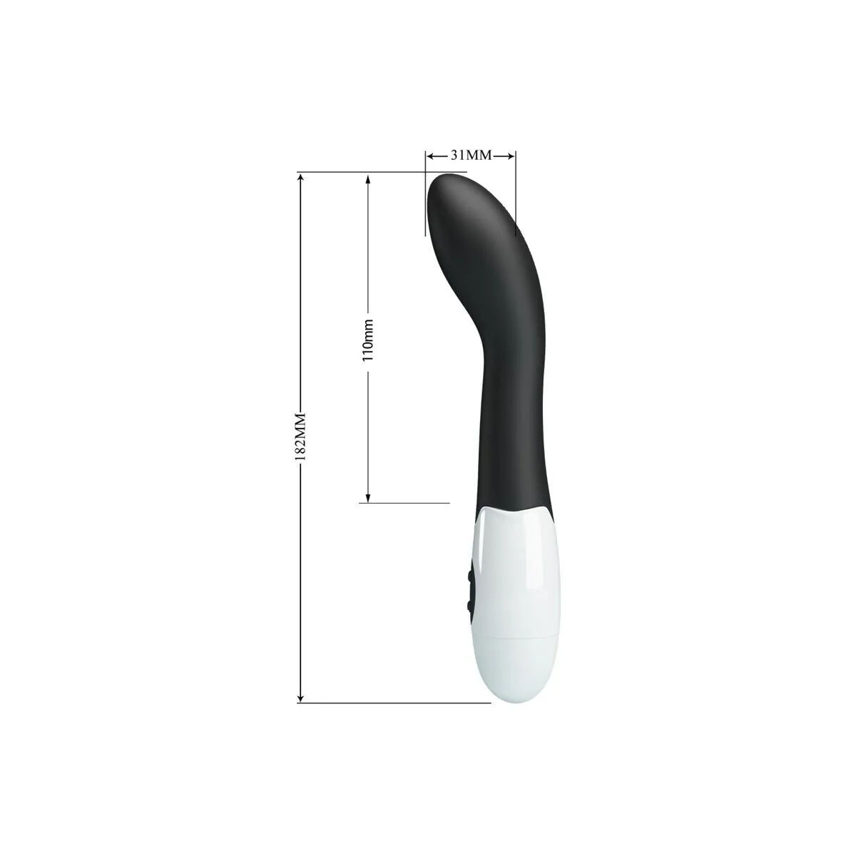 Bishop G-Spot Vibrator 30 Modi Schwarz von Pretty Love Flirtation | Fesselliebe.de