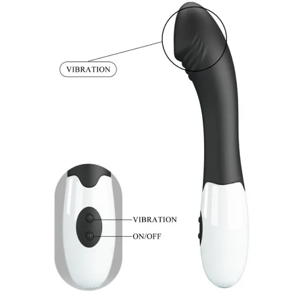 Elemental G-Spot Vibrator 30 Modi Schwarz von Pretty Love Flirtation | Fesselliebe.de