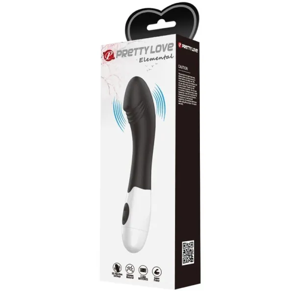 Elemental G-Spot Vibrator 30 Modi Schwarz von Pretty Love Flirtation | Fesselliebe.de