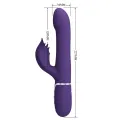 Zalin Rabbit Vibrator Perlen 4 In 1 Lila von Pretty Love Flirtation