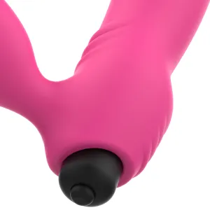 Bix Doppelstimulationsvibrator Xmas Edition Rosa von Ohmama Vibrators