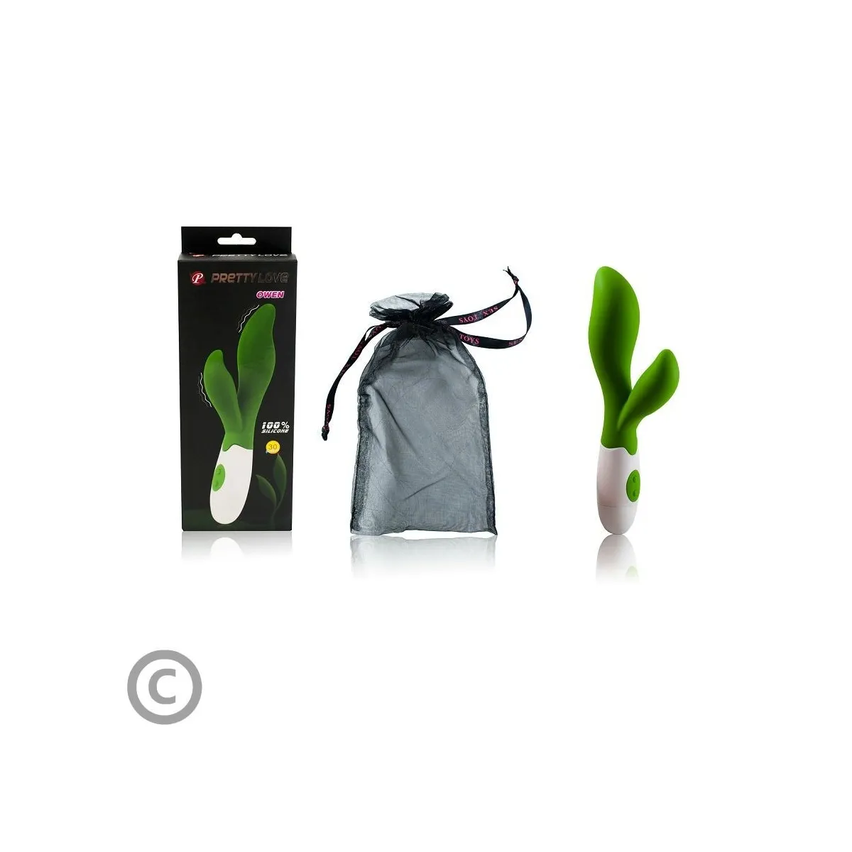 Flirtation Owen Green Vibrator von Pretty Love Flirtation | Fesselliebe.de
