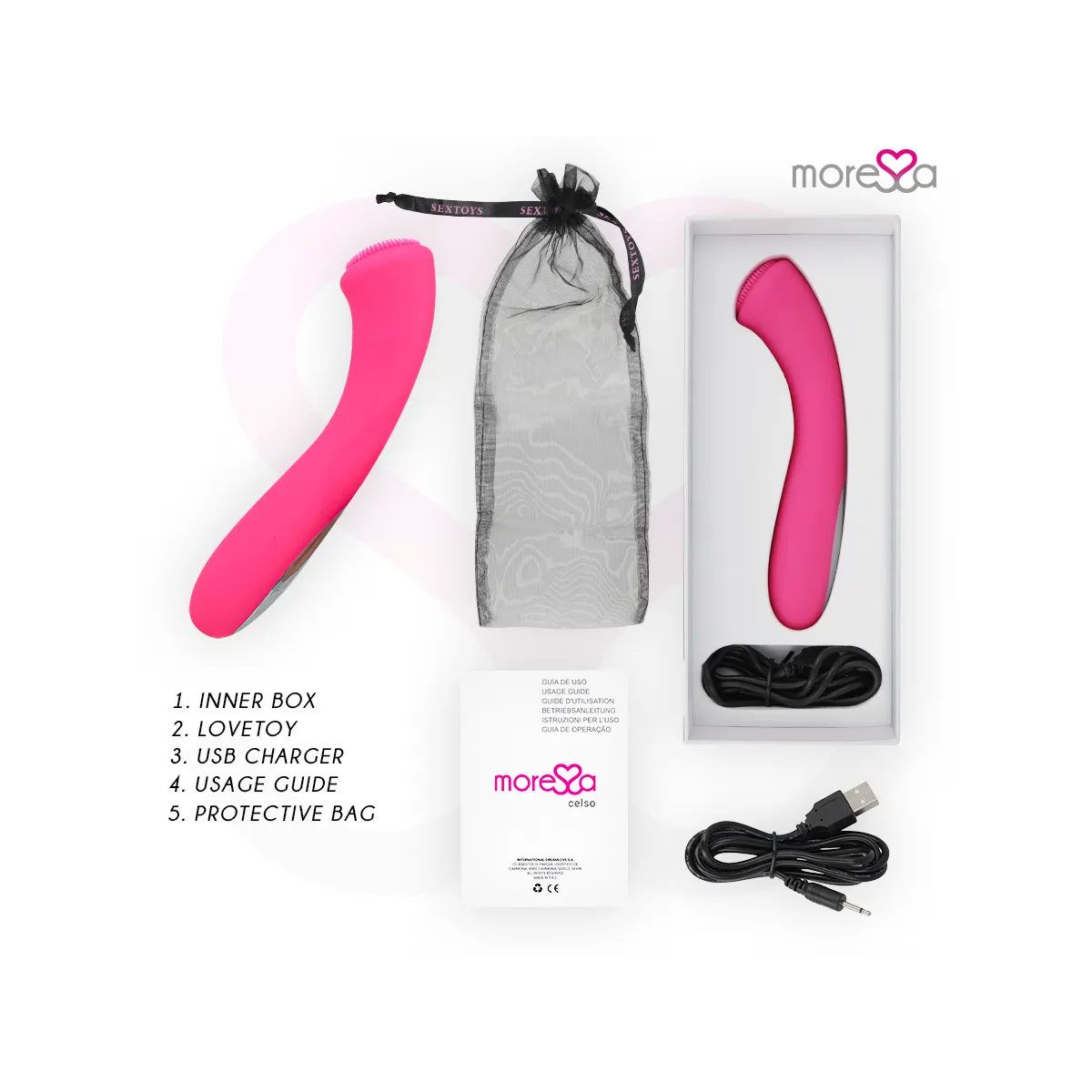 Celso Premium Silikon wiederaufladbar von Moressa | Fesselliebe.de