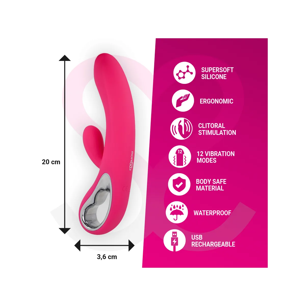 Troy Premium Silikon wiederaufladbar von Moressa | Fesselliebe.de