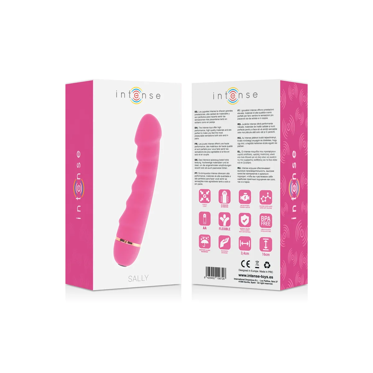 Sally 20 Geschwindigkeiten Silikon Rosa von Intense Fun | Fesselliebe.de