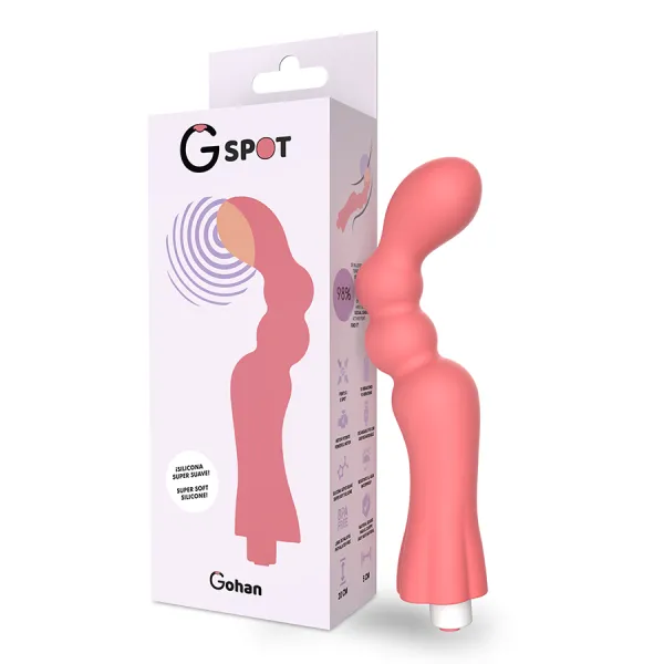 Gohan Vibrator Hellrot von G-Spot | Fesselliebe.de