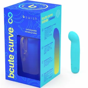 Bcute Curve Infinite Classic Limited Edition Blauer Silikon-Vibrator von B Swish