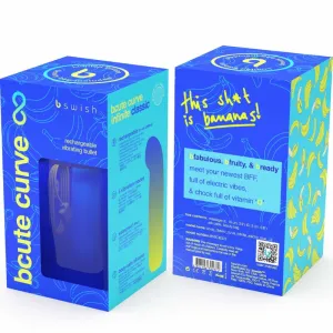 Bcute Curve Infinite Classic Limited Edition Blauer Silikon-Vibrator von B Swish