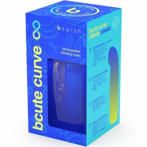 Bcute Curve Infinite Classic Limited Edition Blauer Silikon-Vibrator von B Swish