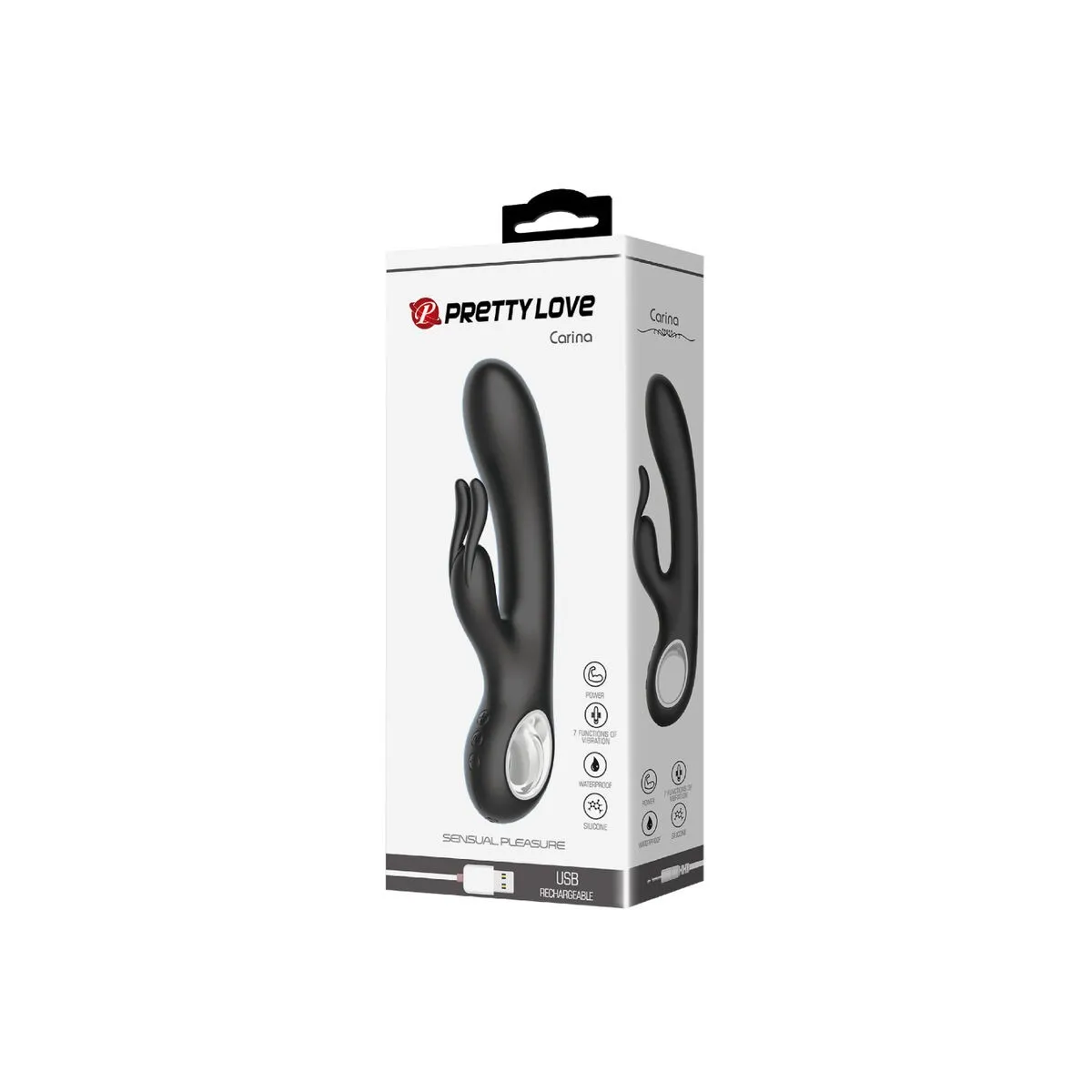 Carina Vibrator Klitoris und G-Spot-Stimulator von Pretty Love | Fesselliebe.de