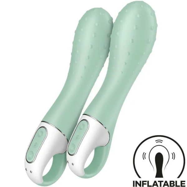 Air Pump Vibrator 3 aufblasbarer G-Punkt Mint von Satisfyer Vibrator | Fesselliebe.de