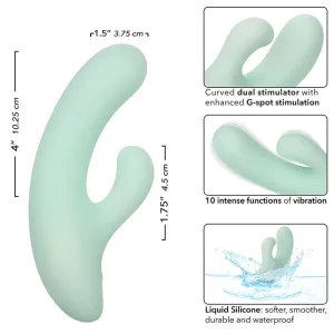 Pacifica Fiji Vibrator & Estimulator G-Punkt 10 Vibrationen Aqua von Calexotics