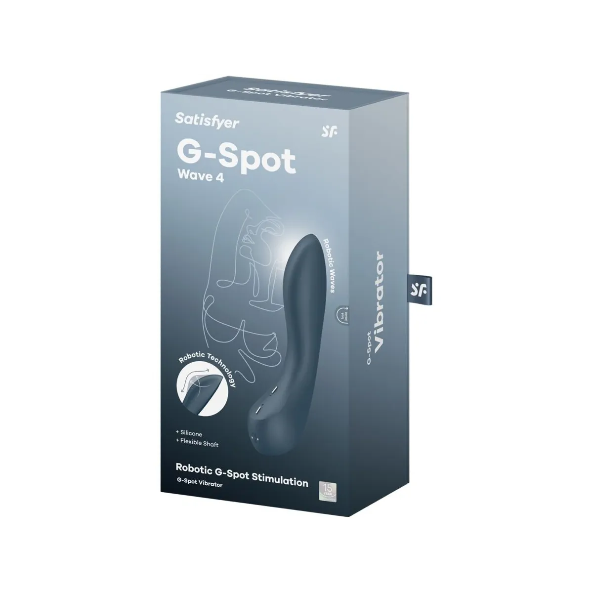 G-Spot Wave 4 12 Vibrationsprogramm Vibrator Dunkelgrau von Satisfyer Vibrator | Fesselliebe.de