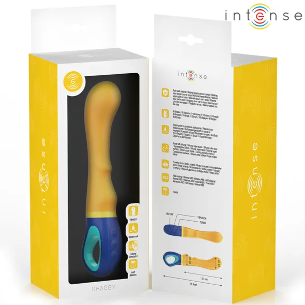 Shaggy Gelber G-Spot-Vibrator von Intense Fun | Fesselliebe.de