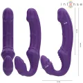 Jill Doppelvibrator 20 cm Lila mit Fernbedienung von Intense Fun