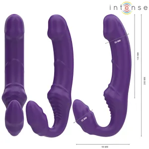 Jill Doppelvibrator 20 cm Lila mit Fernbedienung von Intense Fun