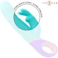 Monica Rabbit Vibrator mit Rotierendem G-Spot-Stimulator Blau von Intense Fun