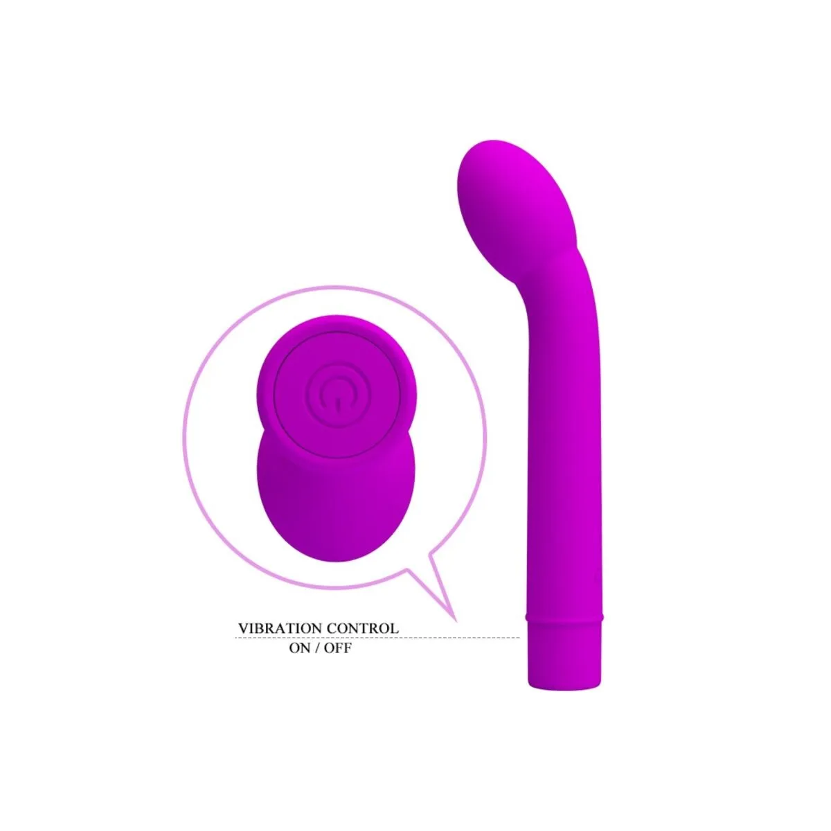 Logan G-Spot Vibrator 10 Vibrationen Lila von Pretty Love | Fesselliebe.de