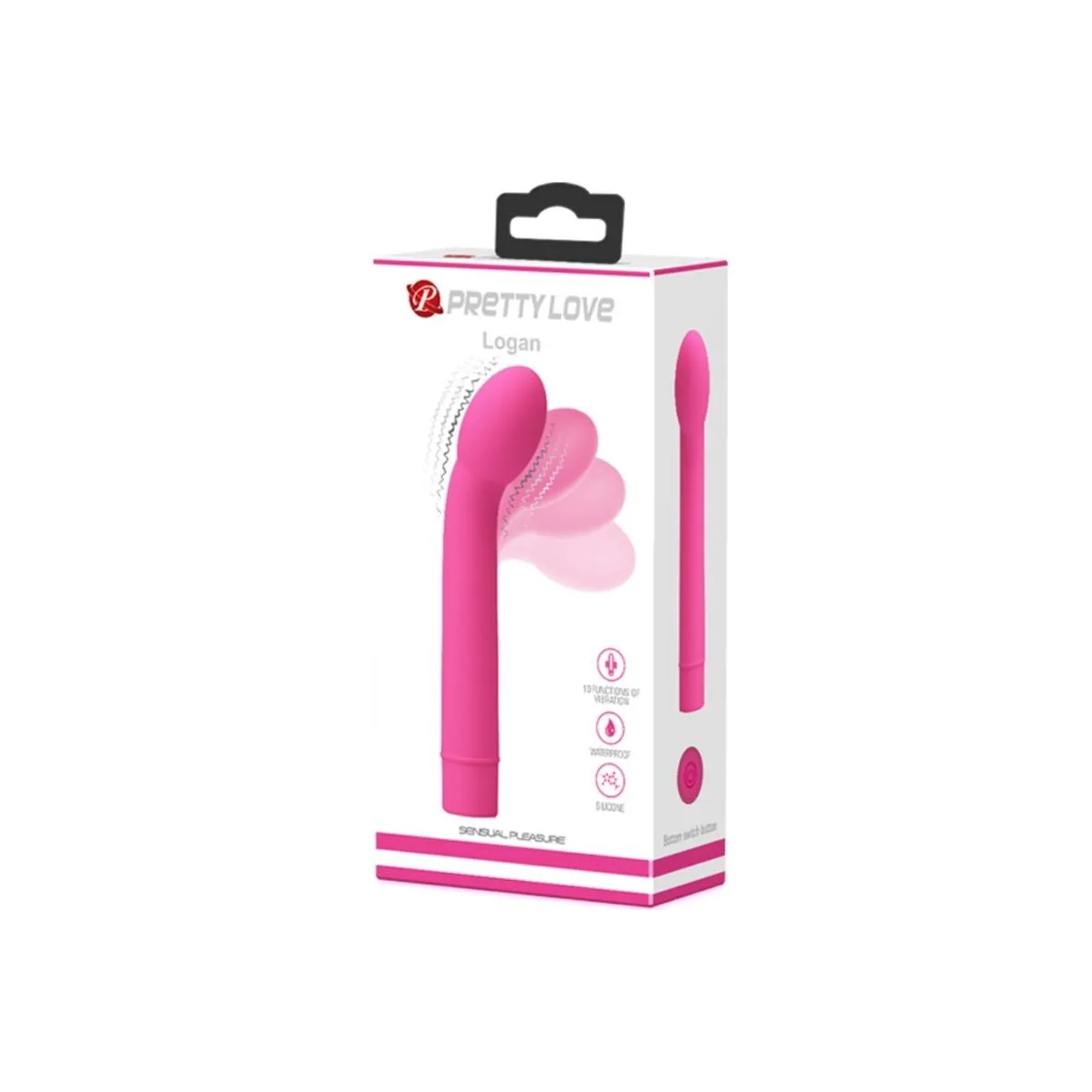 Logan G-Spot Vibrator 10 Vibrationen Rosa von Pretty Love | Fesselliebe.de