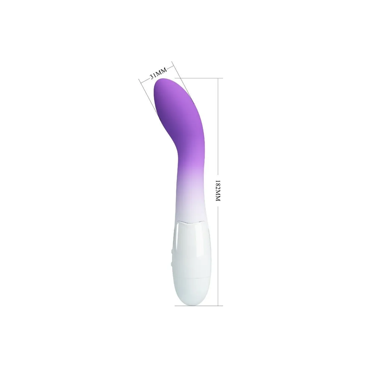 Bishop G-Spot Vibrator 30 Vibrationen Lila von Pretty Love | Fesselliebe.de