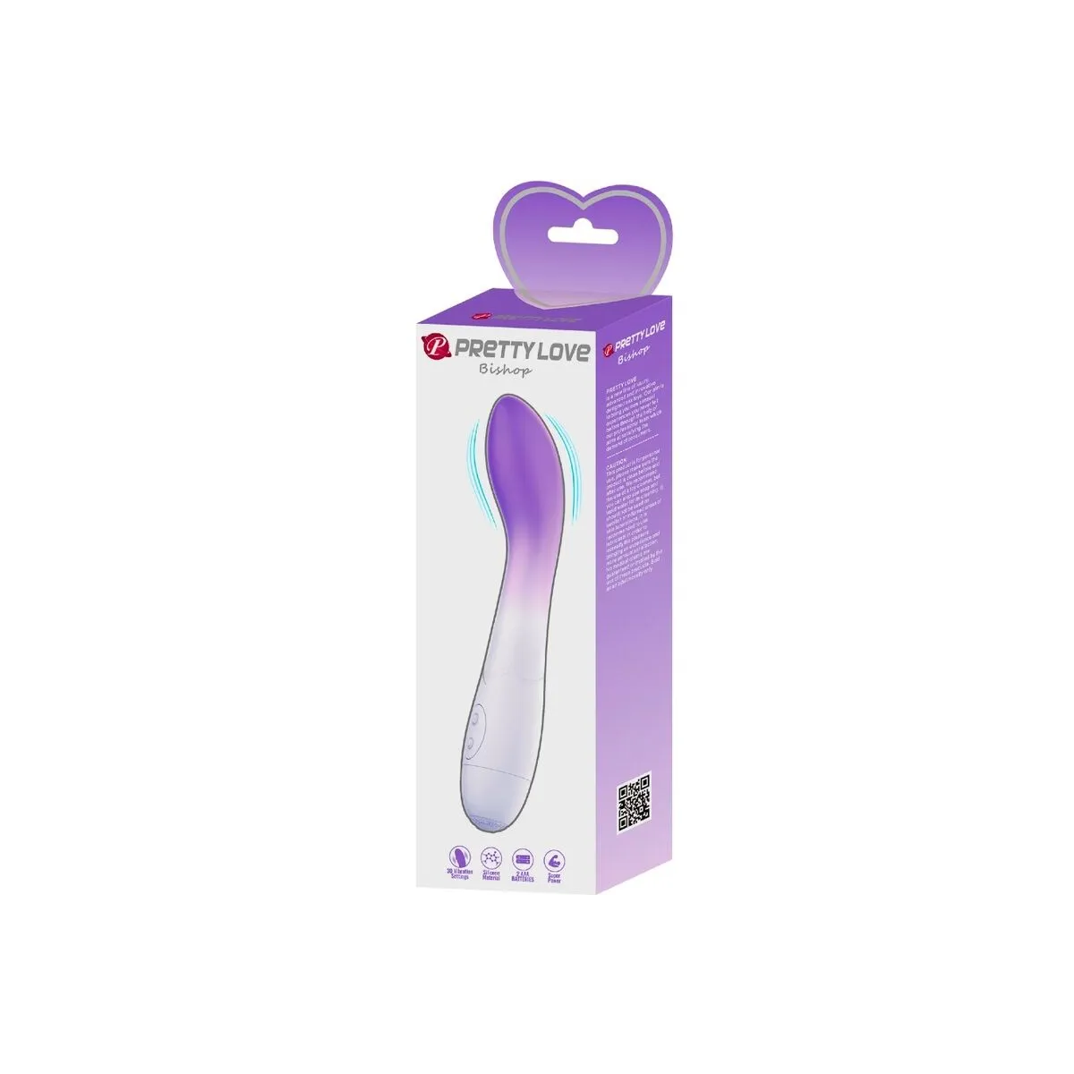 Bishop G-Spot Vibrator 30 Vibrationen Lila von Pretty Love | Fesselliebe.de