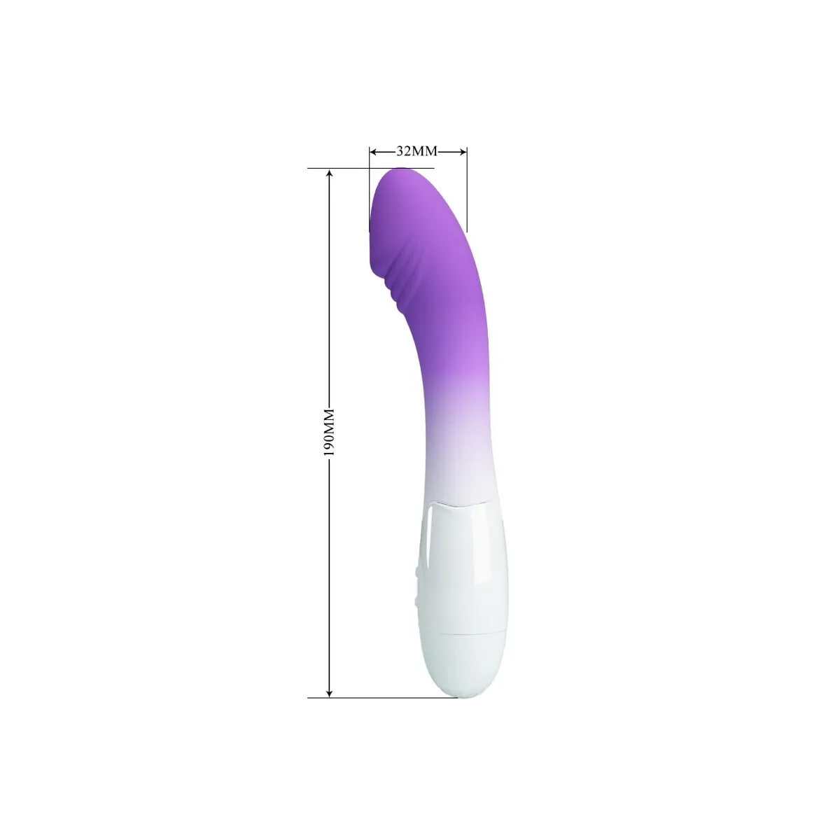 Elemental G-Spot Vibrator 30 Vibrationen Lila von Pretty Love | Fesselliebe.de