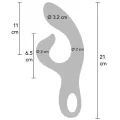 G-Punkt-Vibrator ohne Ende, Pink von Xocoon