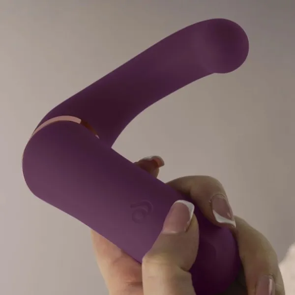 Gemini Dual Vibrator G-Spot Klitoris Stimulator Lila von Rocks-Off | Fesselliebe.de