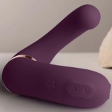 Gemini Dual Vibrator G-Spot Klitoris Stimulator Lila von Rocks-Off | Fesselliebe.de