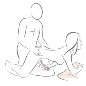 Gemini Dual Vibrator G-Spot Klitoris Stimulator Lila von Rocks-Off