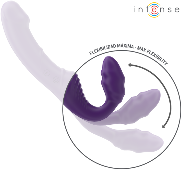 Jill Doppelvibrator 20 cm Lila mit Fernbedienung von Intense Fun | Fesselliebe.de