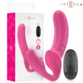 Amy Doppelvibrator 20 cm Rosa mit Fernbedienung von Intense Fun