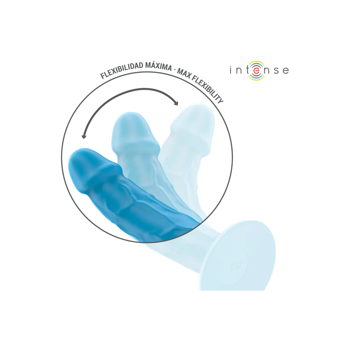 Phoebe Realistischer Vibrator 10 Vibrationen Blaue mit Fernbedienung von Intense Fun | Fesselliebe.de