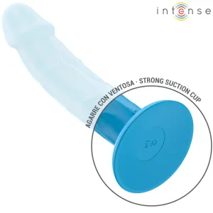 Phoebe Realistischer Vibrator 10 Vibrationen Blaue mit Fernbedienung von Intense Fun