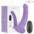 Eddie Vibrator 17,5 cm 10 Vibrationen Lila mit Fernbedienung von Intense Fun